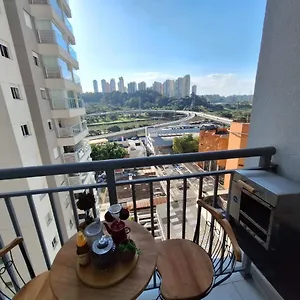 Apartamento Ponte Laguna, Pq Burle Marx, Apto 1 Dorm E Varanda, São Paulo